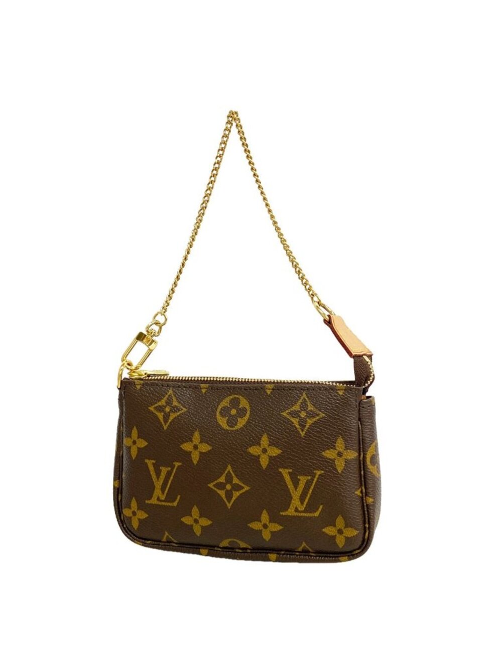 Louis Vuitton Pouch Monogram Mini Pochette Accessoires Brown